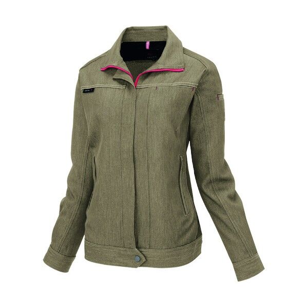 レディース長袖ブルゾン 025カーキ 4L 60910 1