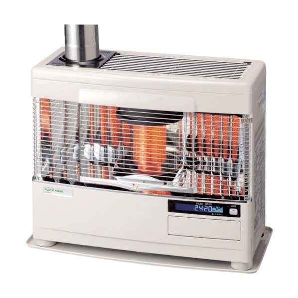 煙突式石油暖房機 ホワイト KSH-709KCM-W 1点