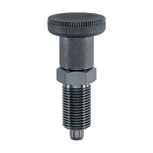 ＨＡＬＤＥＲ　インデックスボルト　六角カラー付　ノブ付　快削鋼 22120.0006 1