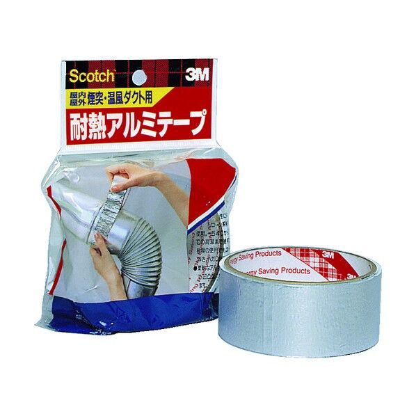 屋内・屋外煙突・温風ダクト用耐熱アルミテープ