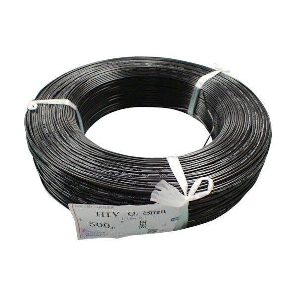 HIV0.8 黒 500m HIV0.8MM-05-500M 1点