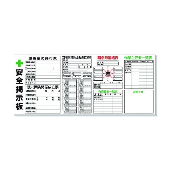 ユニット ◎土木用掲示板 313-906B 1個