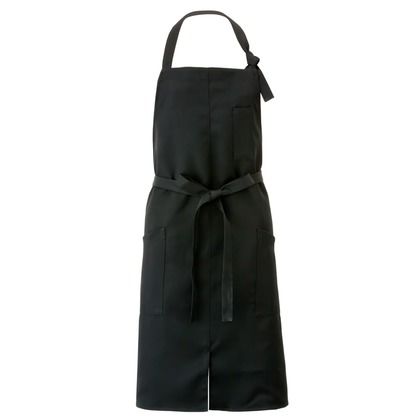 胸当てエプロン 010ブラック F 861239 1