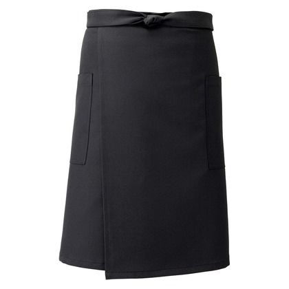 スリットエプロン 010ブラック F 861243 1