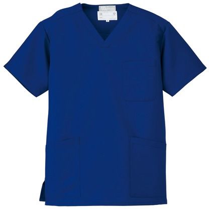 スクラブ(男女兼用) 006ブルー S 861400 1