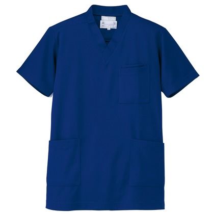 ニットスクラブ(男女兼用) 006ブルー S 861401 1