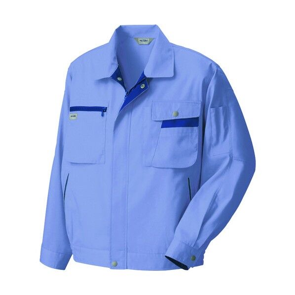 長袖サマーブルゾン(ムービンカット)AZ5320-076ミストバイオレット×ネイビーB4L 076ミストバイオレット×ネイビー B4L 5320 1