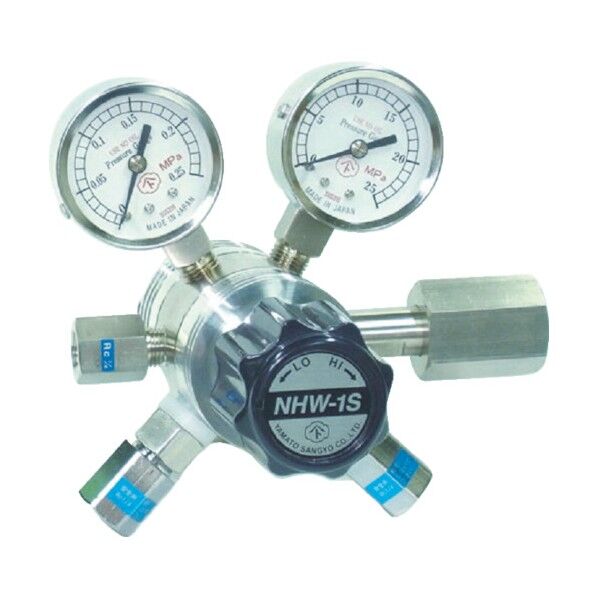 分析機用フィン付二段微圧調整器NHW-1SL 1
