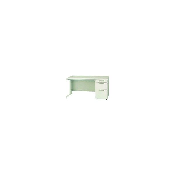 ※法人専用品※プラス 346226)片袖机 エルグレー JS-147D-3 LGY 1点