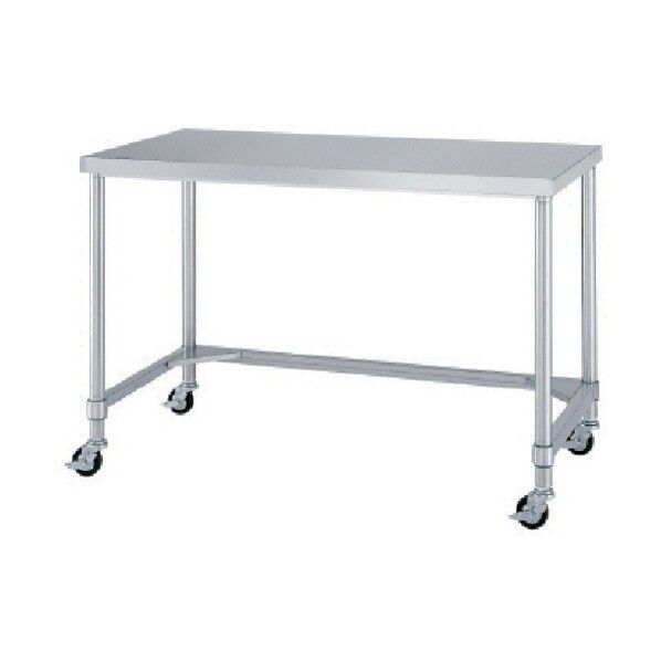 ステンレス作業台三方枠キャスター付 ATC-7560 1