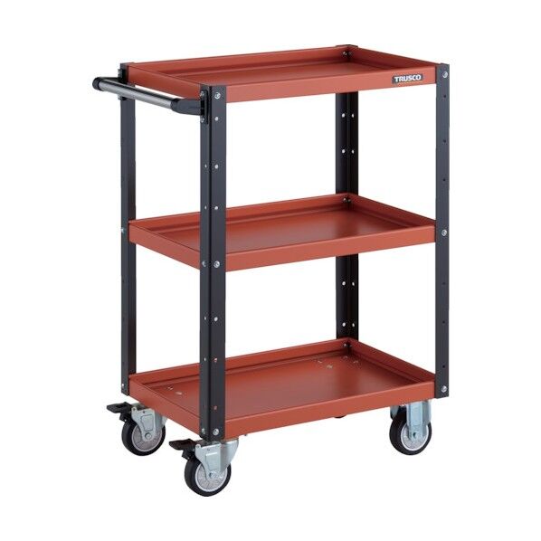 イーグルワゴン 600X400XH880 ウレタン車輪 オレンジ/ブラック EGW-963U-ORBK 1点