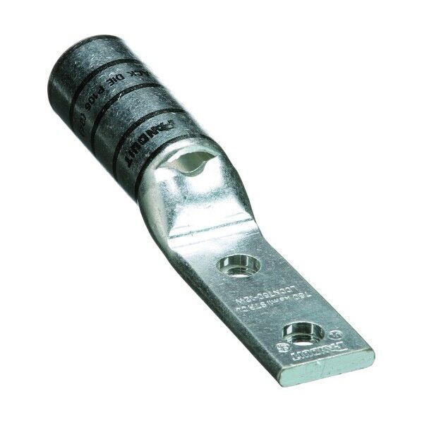 パンドウイット 銅製圧縮端子 2穴 幅細取付板 電線サイズ 750 kcmil 取付穴サイズ 135mm 取付穴間隔 445mm LCCN750-12W-6 6個...