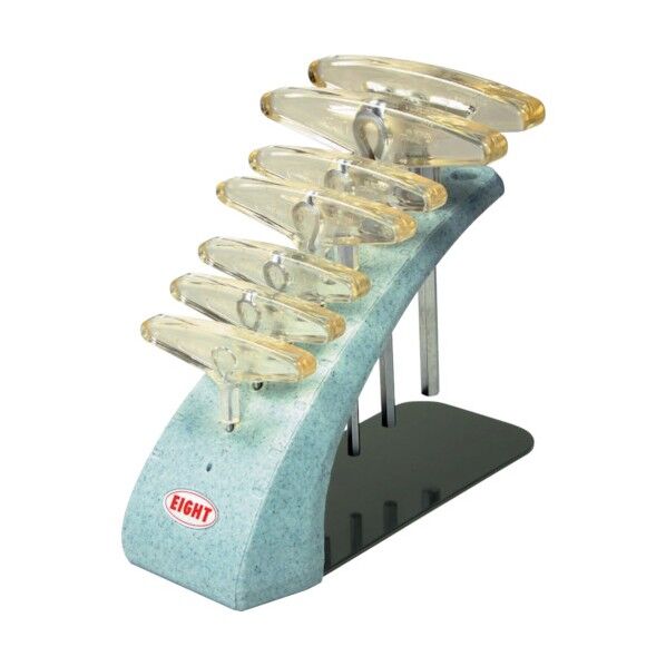 Ｔ型六角棒スパナ樹脂ハンドルショート７本セット２～８ｍｍ