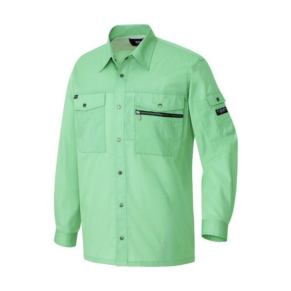 長袖シャツ(男女兼用)AZ3235-015グリーンLL 015グリーン LL 3235 1