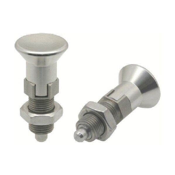 インデックスプランジャー ノーズロック型 ダブルナット ノーズ焼入無し