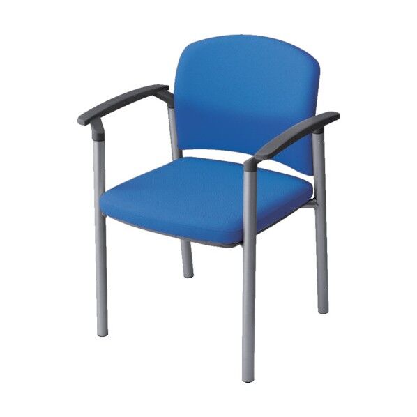 会議用チェアー 布張り E249F-BL 1点
