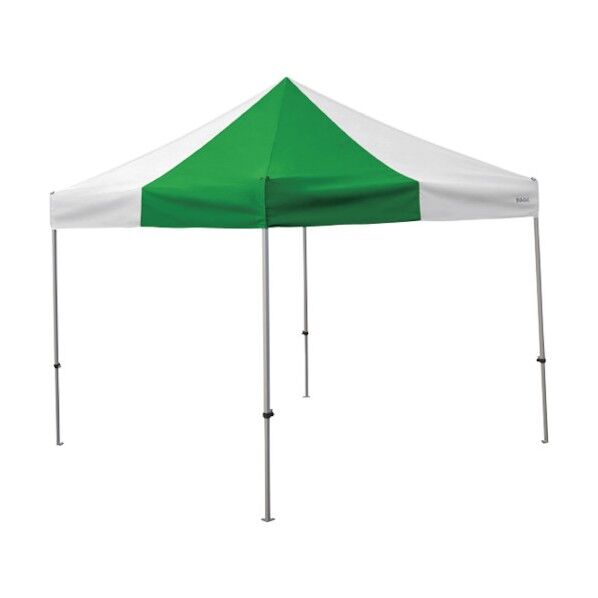 かんたんてんと 3.0m×3.0mオールアルミフレーム 緑白 KA/6WA-GW 1点