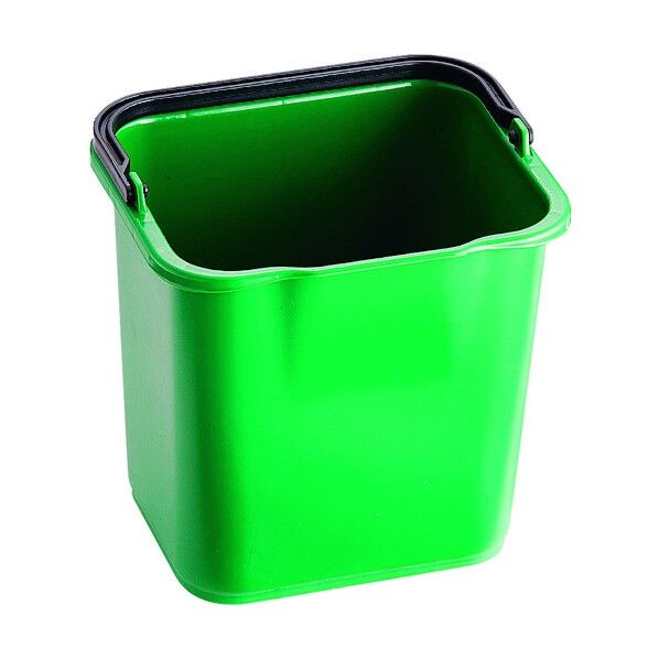 スクエアバケット 5265 4.7L グリーン グリーン 4.7L KTL8303 1個