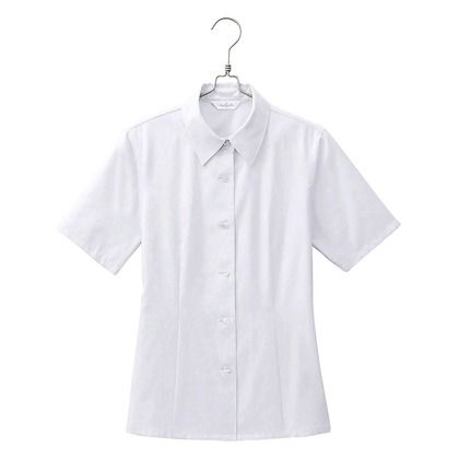 半袖ブラウス 001ホワイト 9 HCB8100 1