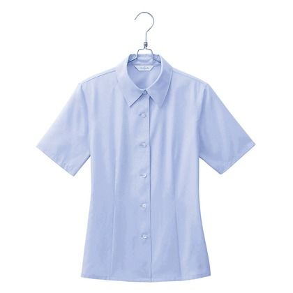 半袖ブラウス 020サックス 13 HCB8100 1