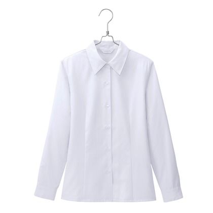 長袖ブラウス 001ホワイト 15 HCB8500 1