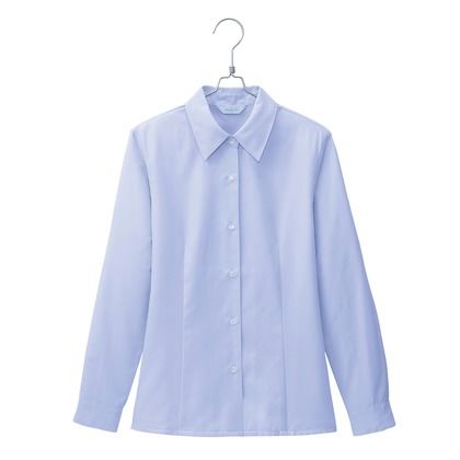 長袖ブラウス 020サックス 9 HCB8500 1