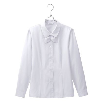 長袖ブラウス 001ホワイト 7 HCB8600 1