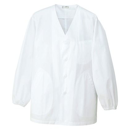 メンズ衿なし調理着
