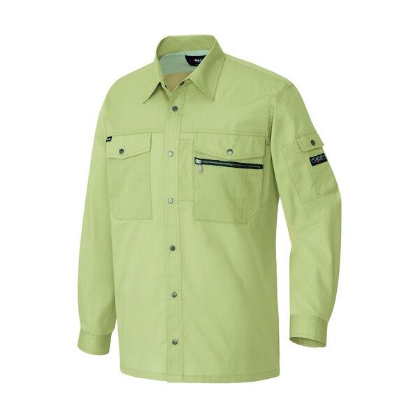 長袖シャツ(男女兼用)AZ3235-019マスタード6L 019マスタード 6L 3235 1