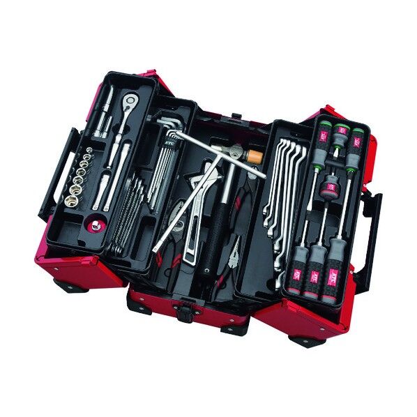 2019SK モーターサイクルツールセット(レッド) 510 x 265 x 480 mm SK34719WZRMC 1セット