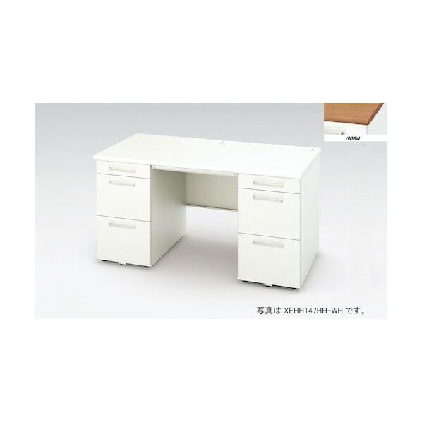 両袖デスク XEHH147HH-WMW 1点
