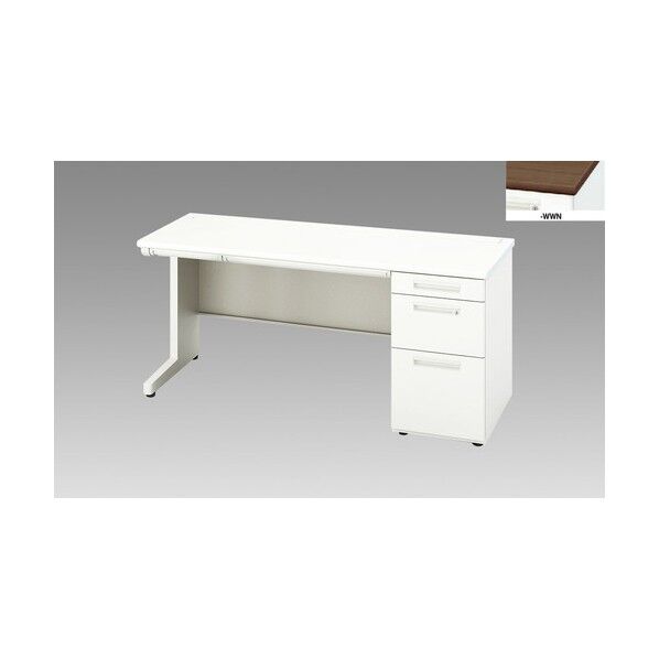 片袖デスク XEHH166B-WWN 1点