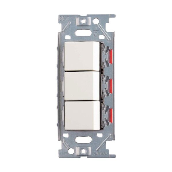 スガツネ(LAMP) 工業 (210026136)PXPーJーNKW03008ーSB 埋込トリプルスイッチ PXP-J-NKW03008-SB 1点