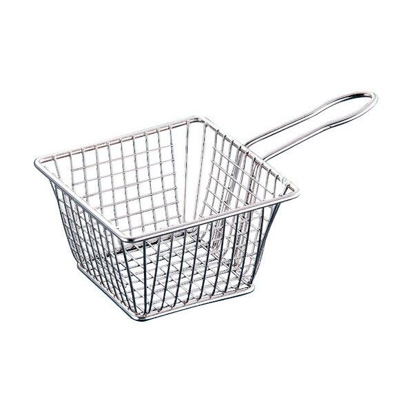 アメリカン・メタルクラフト ステンレス ミニフライバスケット 長方形 小 FRYT433 PHLB002 1個