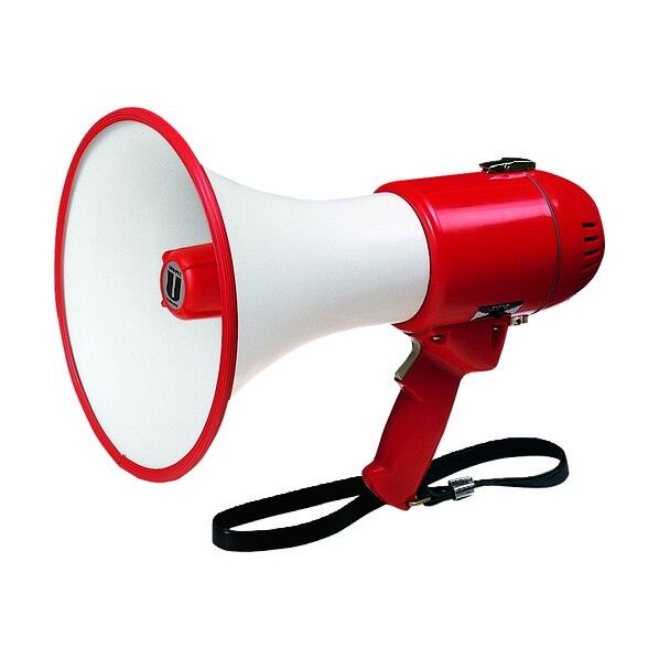ユニペックス メガホン メタルホーン15W サイレン付 TRM-119 1個