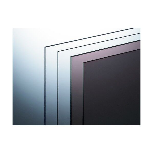 ポリカーボネート樹脂板(UV剤入) 透明 450mm×900mm×3mm KPAC943-1 2枚