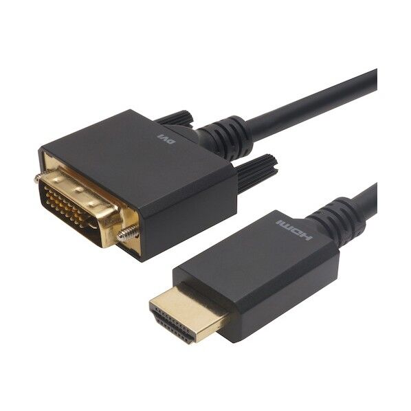 ホーリック HDMI-DVI変換ケーブル 10m HADV100-705BB 1点