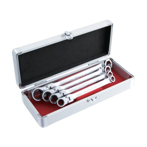 Ｐｒｏ－Ａｕｔｏ　４本組フレックスメガネギアレンチセット FMG-4S 4本