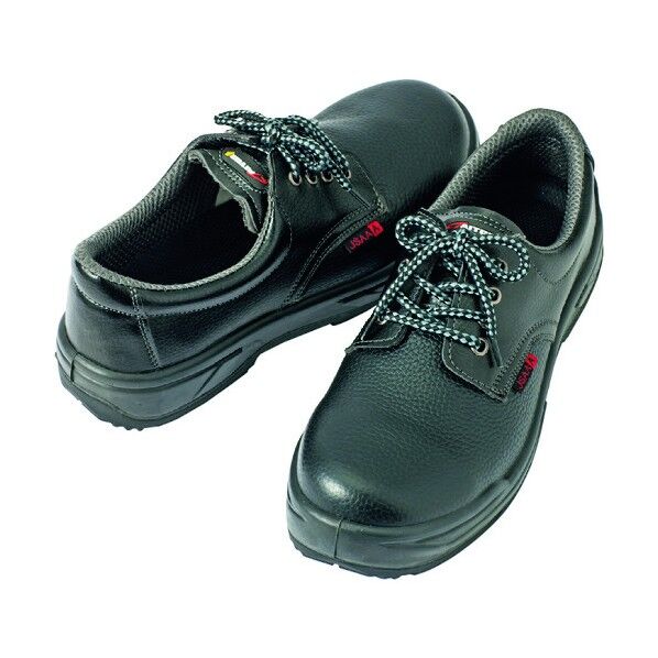 セーフティシューズ（ウレタン＋ゴム短靴ヒモ）（男女兼用） 010ブラック 22.5 59825 1