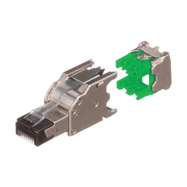 パンドウイット PROFINET カテゴリ5Eかんたん成端シールドモジュラープラグ(10個) シルバー FPE6X88MTG-X 10個...