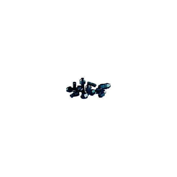 ハーフ・ユニオン 6mm PT1/8 POM 457-17-77-13 10点