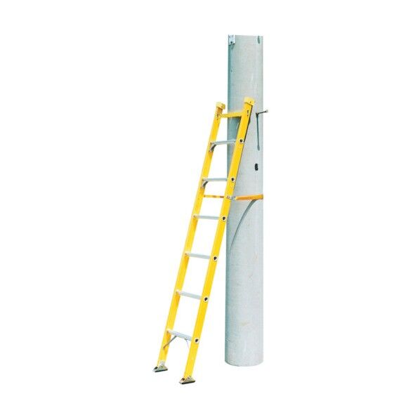 ナカオ グラスファイバー昇柱はしご 2.3M 250 x 40 x 10 cm SBF-2.3...