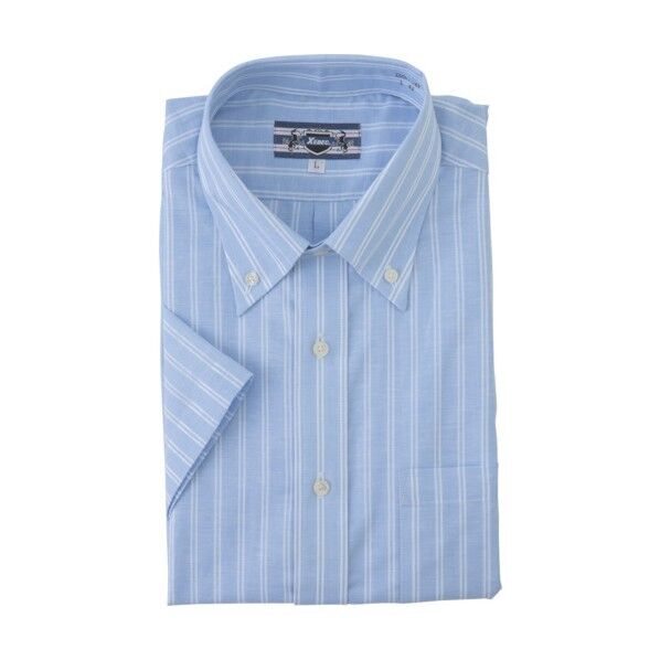 ボタンダウン半袖シャツ 4L 15067-42-4L 1点