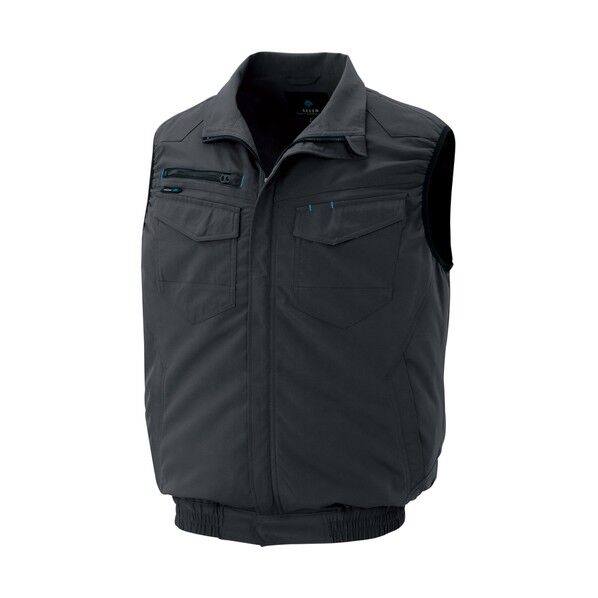 空調服用ベスト(空調服TM) チャコール 4L AZ2997-014-4L 1点