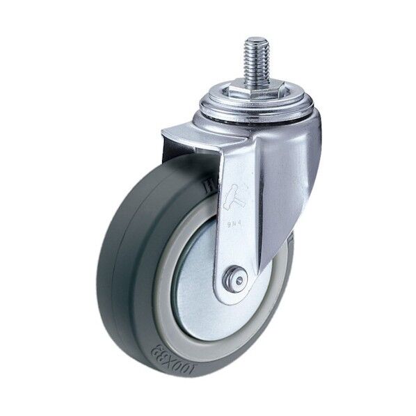 Mシリーズねじ込み自在ウレタンB車100mmM12 420MA-KUB100-BAR01 1点