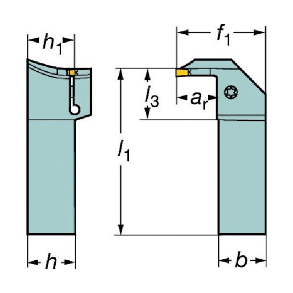 コロカット1・2 突切り・溝入れ用バイト