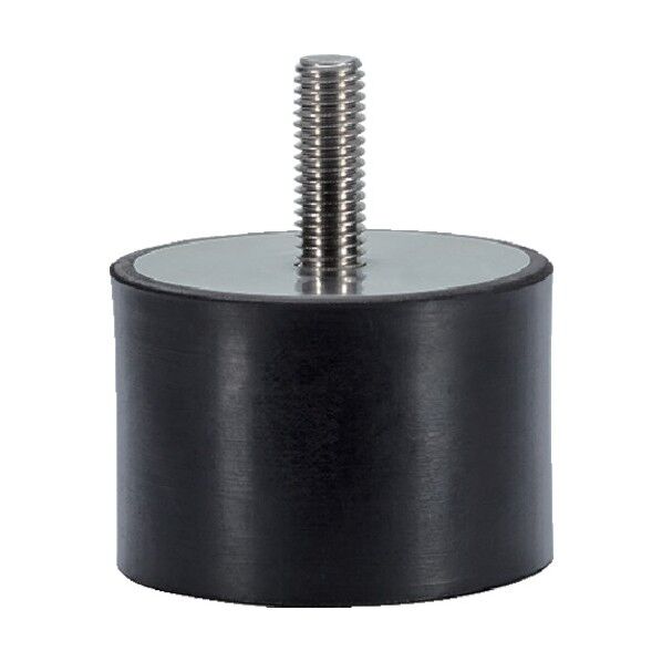 ゴム バッファー 円筒形 オネジ付 25150.0484 1点