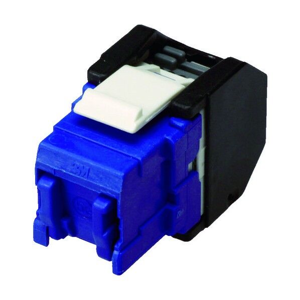 コーニングインターナショナル RJ45モジュラージャック ツールレスタイプ Cat5e 青 VOL-OCK5E-U-BL 1点...