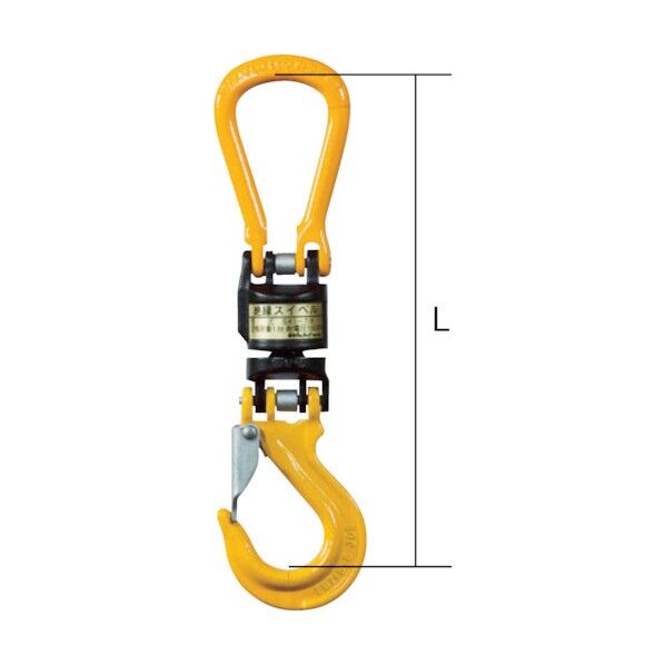 絶縁スイベルフックセット