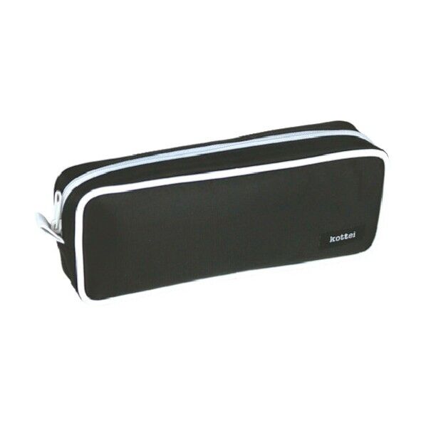 コッテイ ペンケース ボックス型 ブラック KT-1926-60 1点